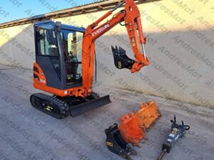 Kubota ER18 avec accessoires