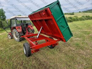 Remorque Pliable 3S Benne Basculante 3 Côtés